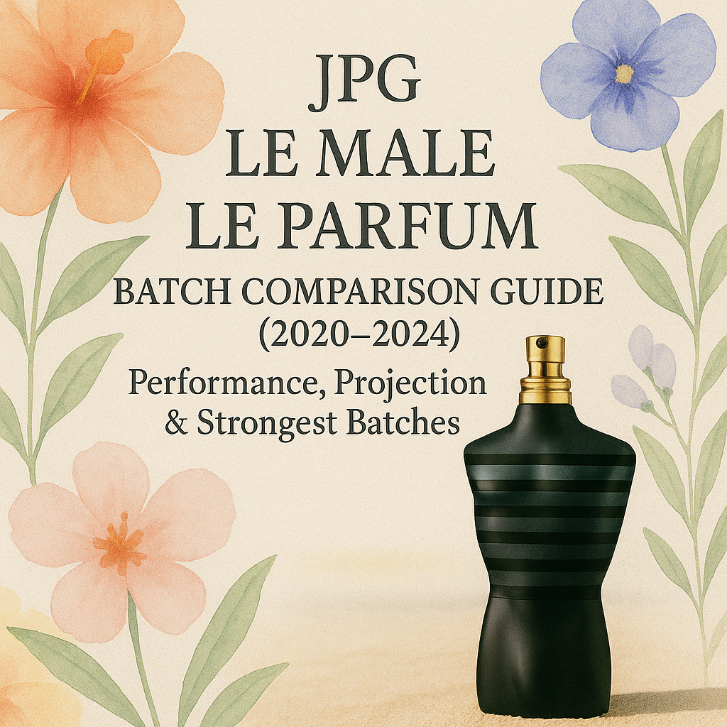JPG Le Male Le Parfum Batch Comparison Guide (2020–2024): Performance, Projection & Strongest Batches